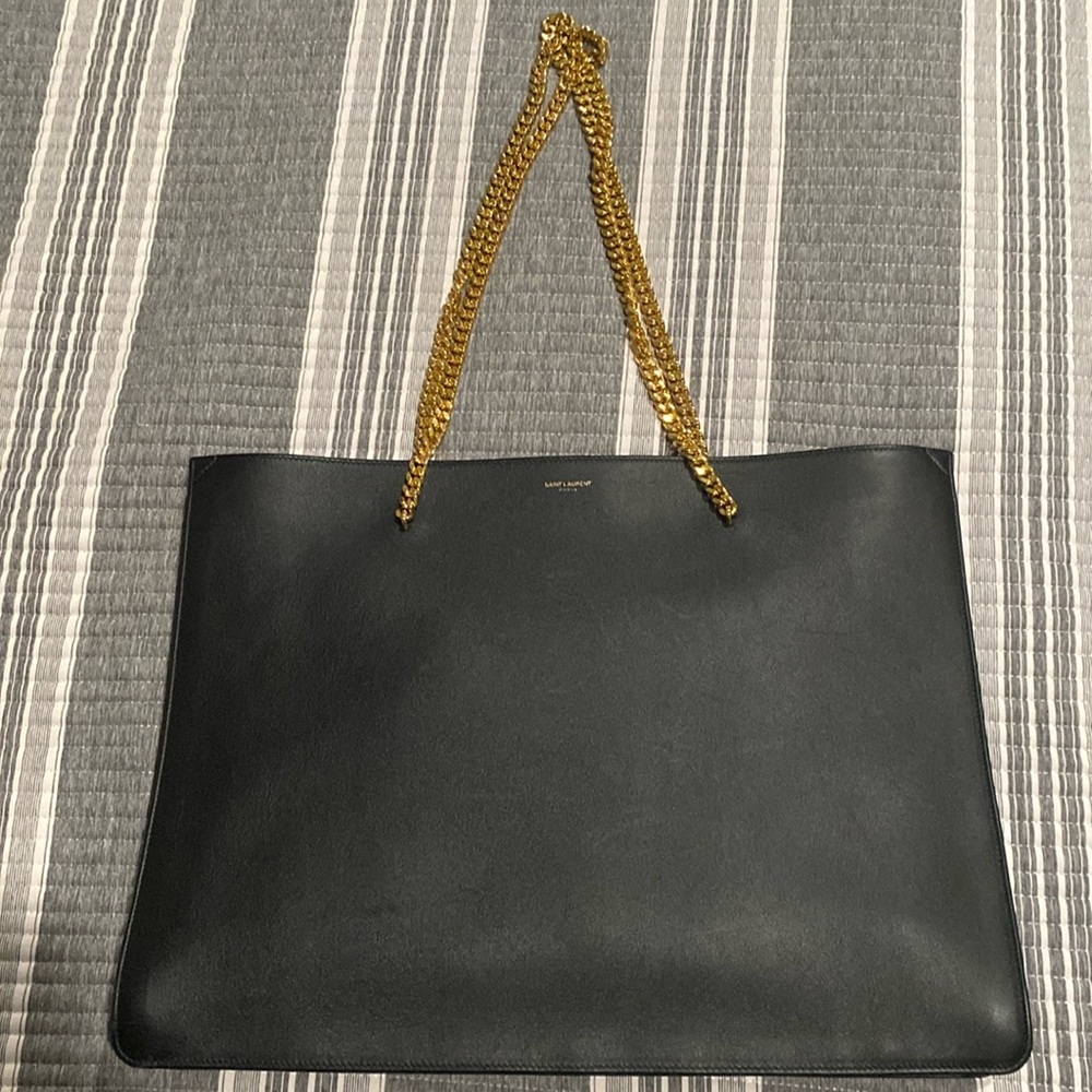 Saint Laurent Siena Black Tote